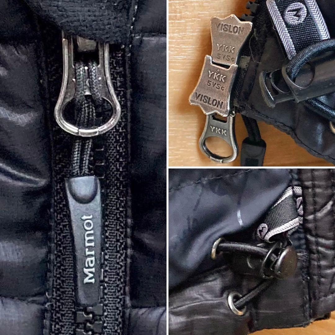 Marmot ダウンジャケット ダウンパーカ M マーモット 黒 ダウン