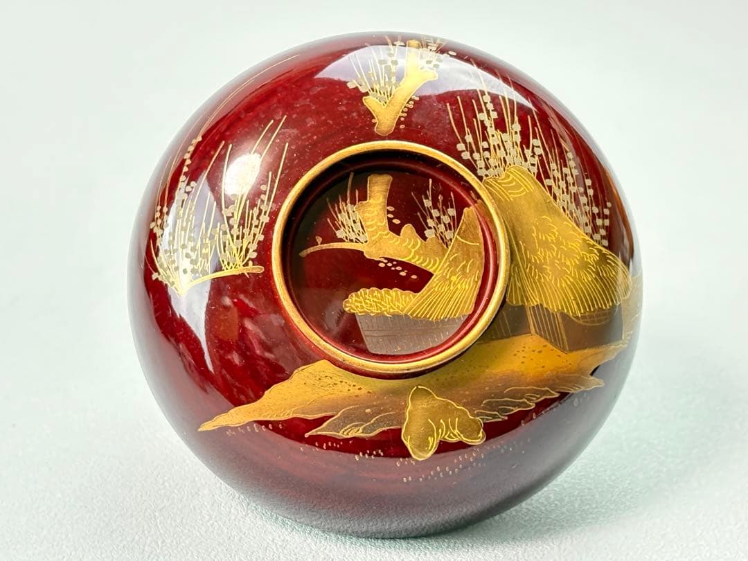 時代漆芸 金蒔絵 木製 菓子椀 吸物椀 10客セット R7112345