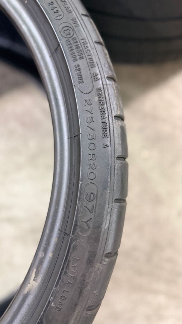 ミシュラン Pilot Super Sport 275/30/20 