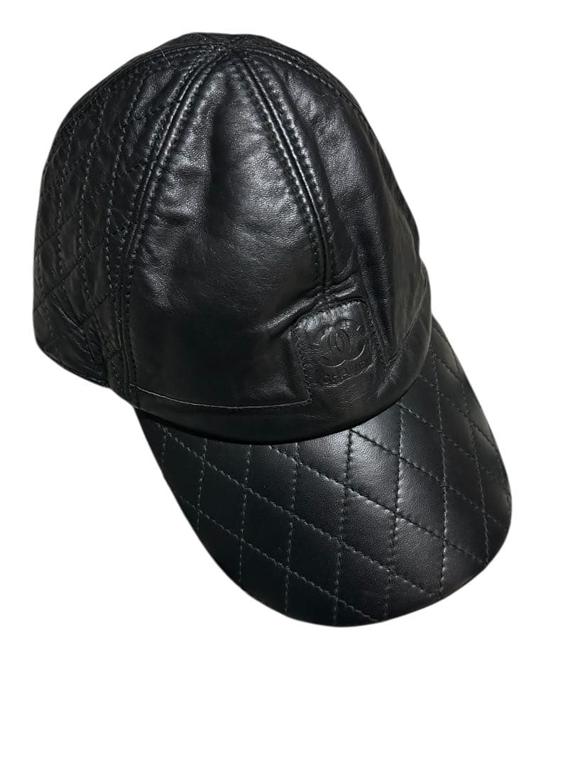 CHANEL シャネル レザー キャップ