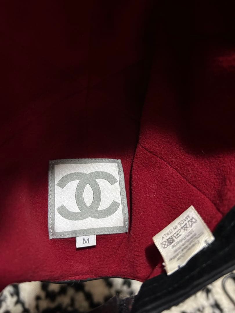 CHANEL シャネル レザー キャップ