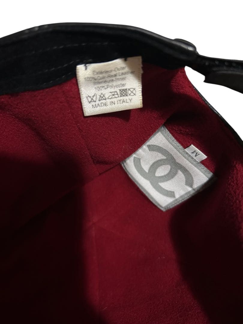 CHANEL シャネル レザー キャップ