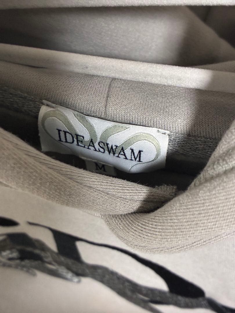 IDEASWAM グレー パーカー M