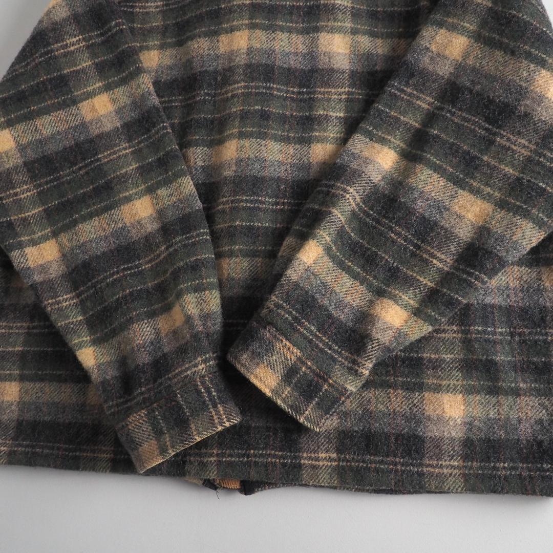 ウールリッチ　アシックス社製　ウールジャケット　チェック柄　美品