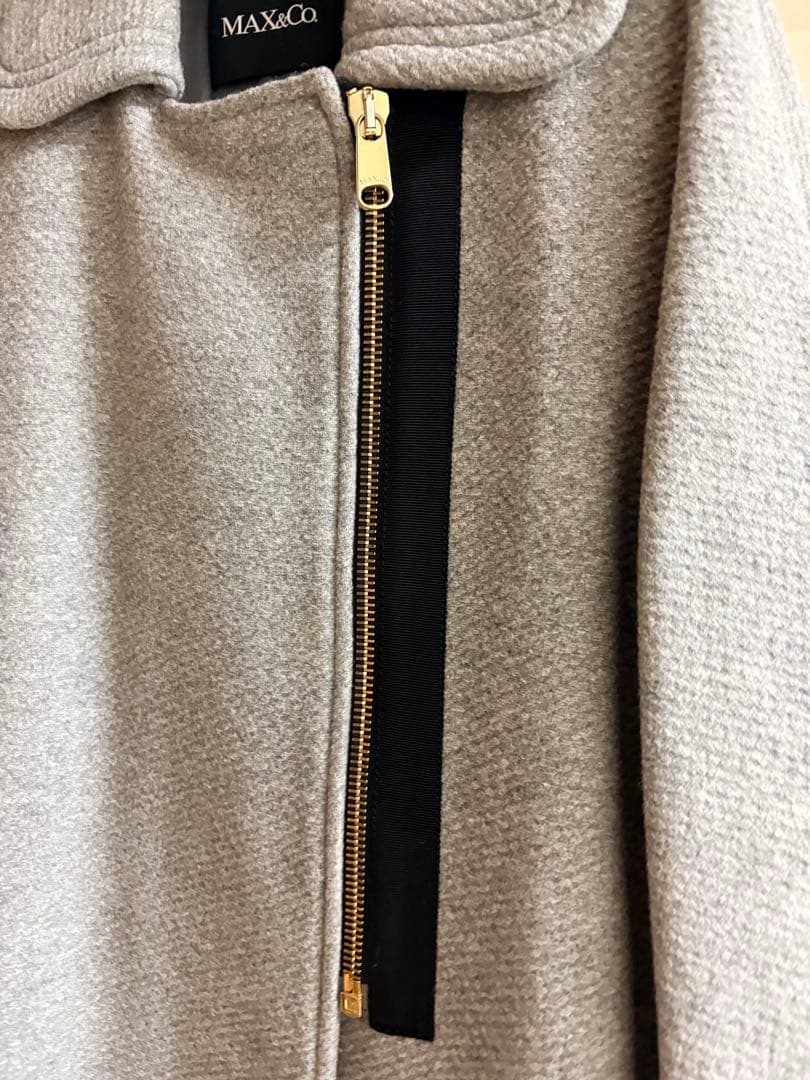最終価格★【極美品】Max&co グレー　ウールコート　サイズ40