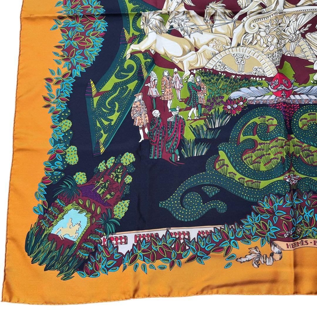 エルメス HERMES カレ90 LES PARADIS DU ROY 王の楽園