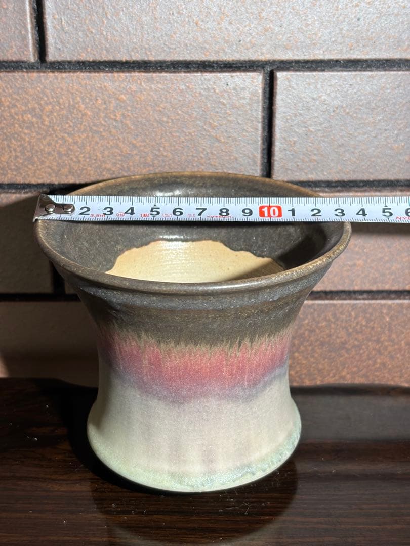 中川智治　植木鉢　作家鉢　陶器鉢