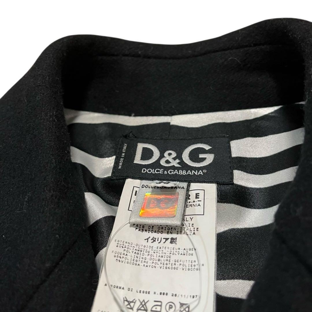 DOLCE&GABBANA ウールトレンチコート ブラック