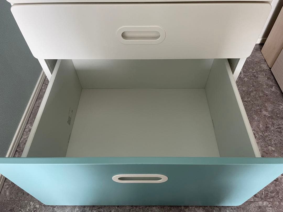 【匿名・送料込み】IKEA STUVA ワードローブ キッズ 水色 洋服ダンス