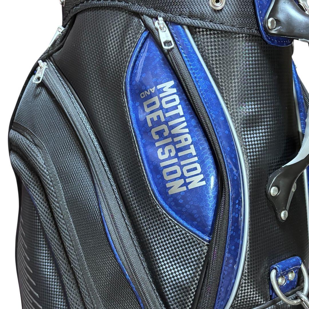 キャディバッグ MOTIVATION AND DECISION ブラック 9.5