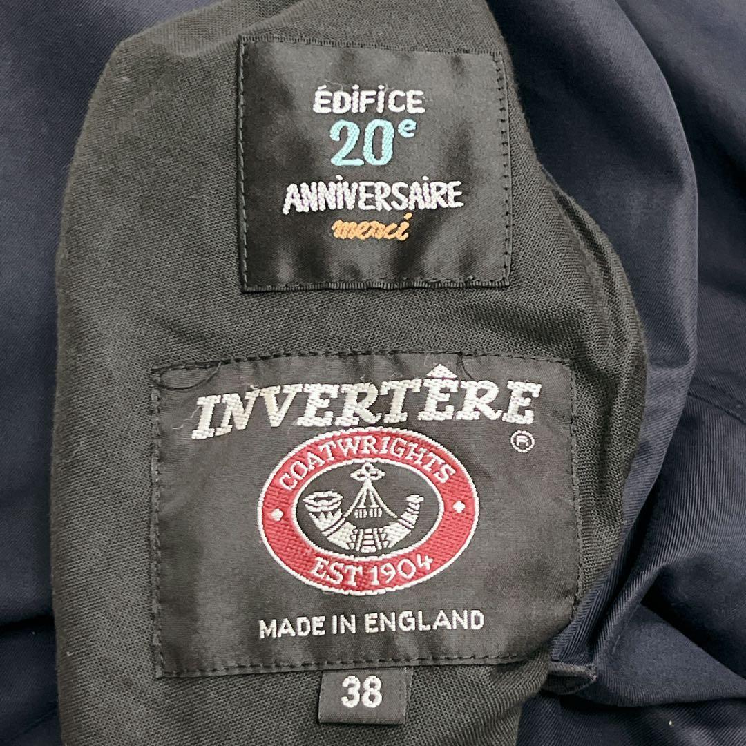 『エディフィス×インバーティア』別注 リバーシブル グレンチェック バルマカーン