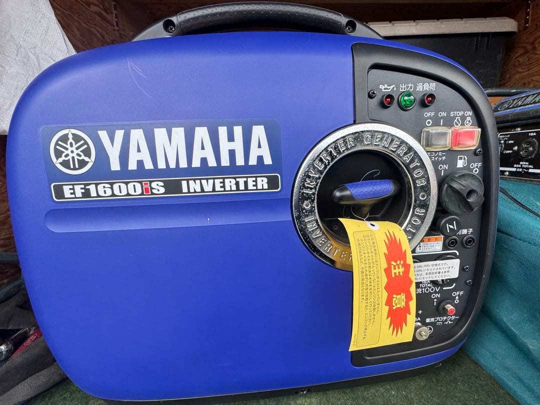 新品　試運転のみ　YAMAHAヤマハ インバーター発電機EF1600iS 送料込