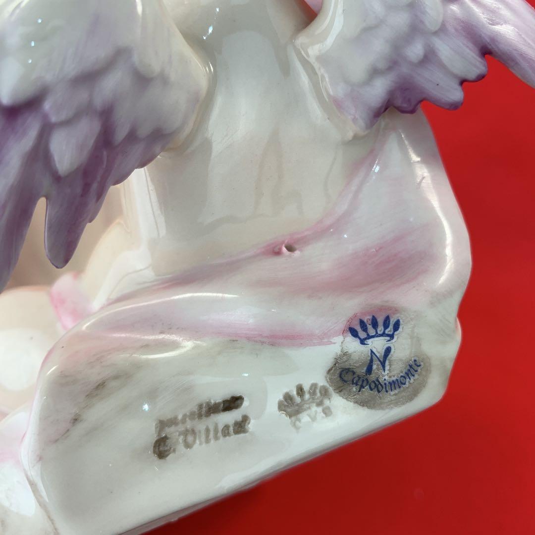 イタリーCAPODIMONTE カポデモンテ Angelエンジェルぶどう壁掛け