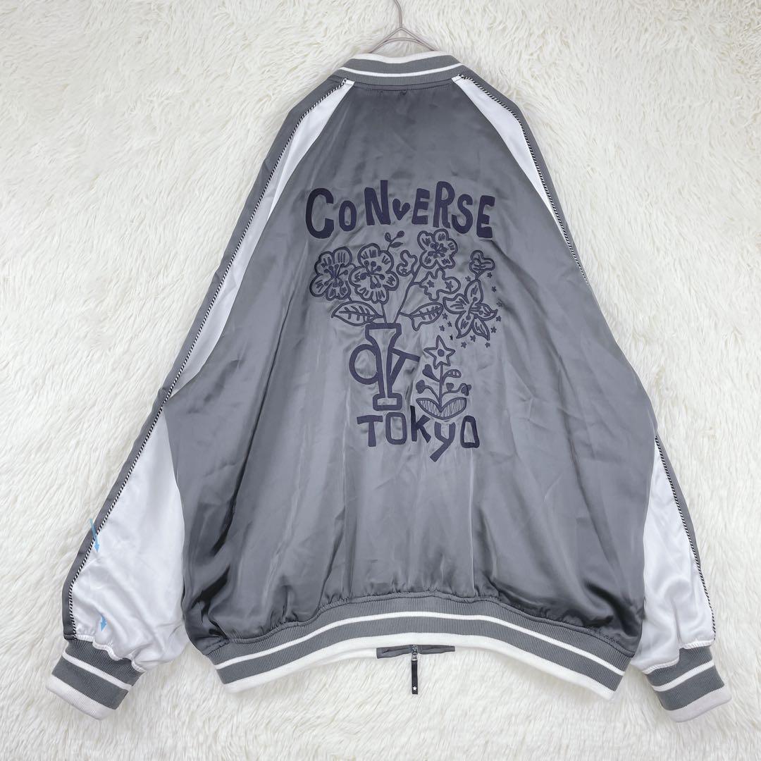 【コンバーストウキョウ】メンズ 長袖 スカジャン アウター F ダークグレー系