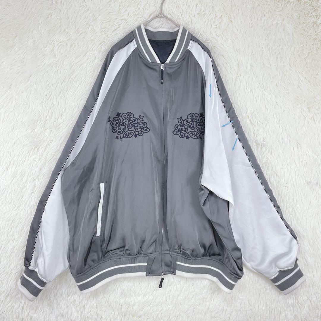 【コンバーストウキョウ】メンズ 長袖 スカジャン アウター F ダークグレー系