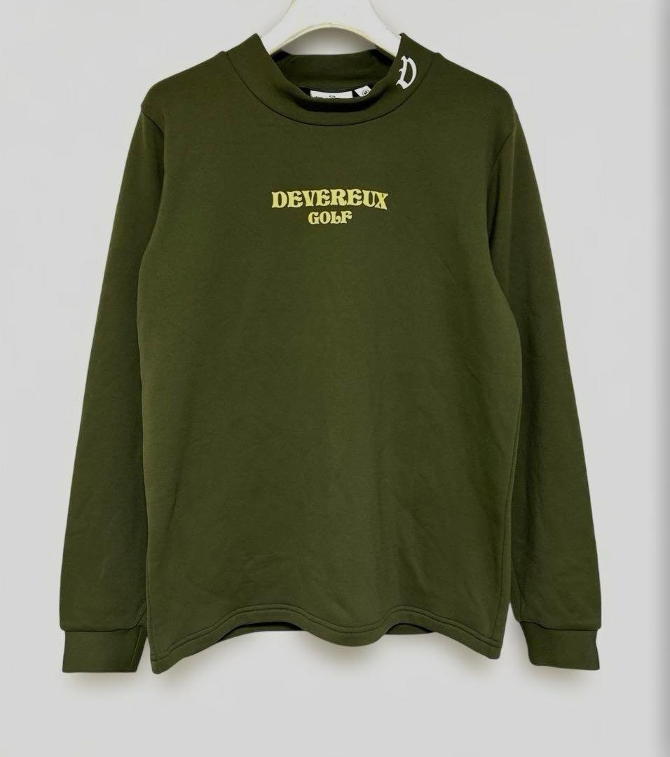 新品【デヴァローゴルフ】レディース デルタモックネック 長袖Tシャツ Ｍ