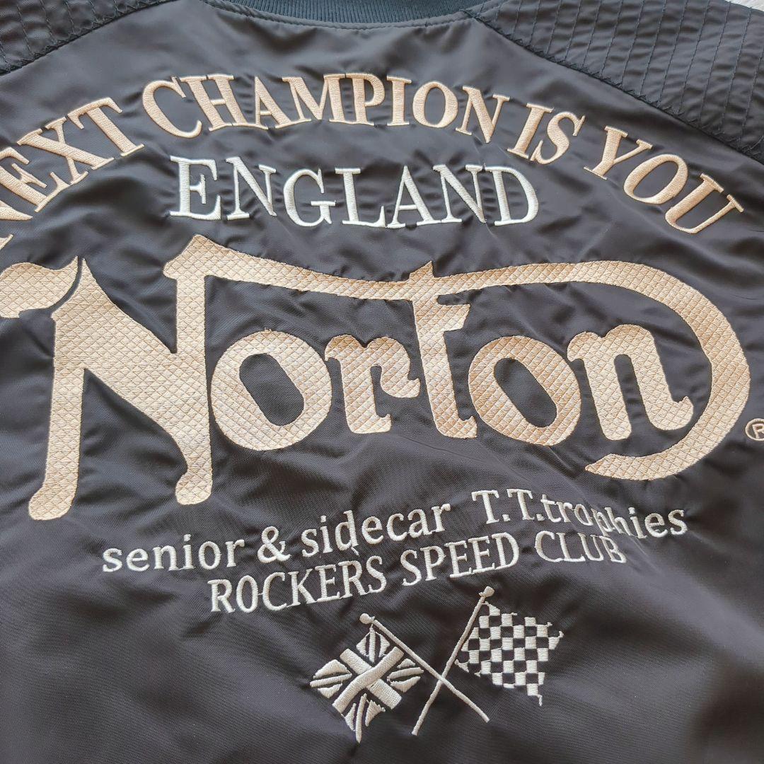 Norton ノートン MA-1 フライトジャケット ボンバー 総刺繍 ワッペン
