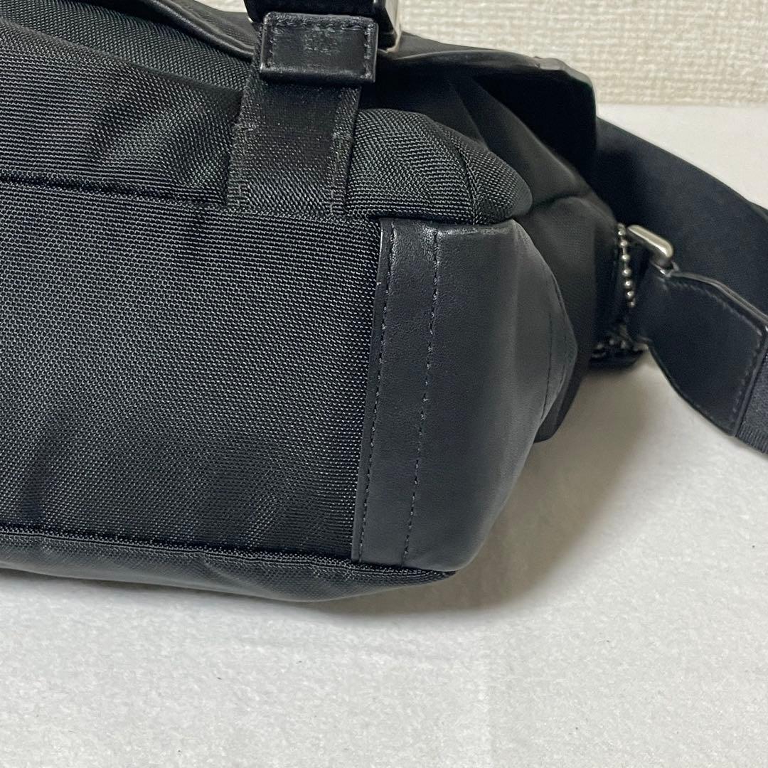 COACH コーチ ボイジャー メッセンジャーバッグ 黒 ショルダーバッグ