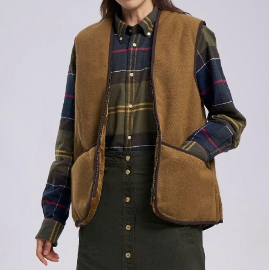 【極美品✨️現行品】バブアー パイルライナーファーベスト リバーシブル