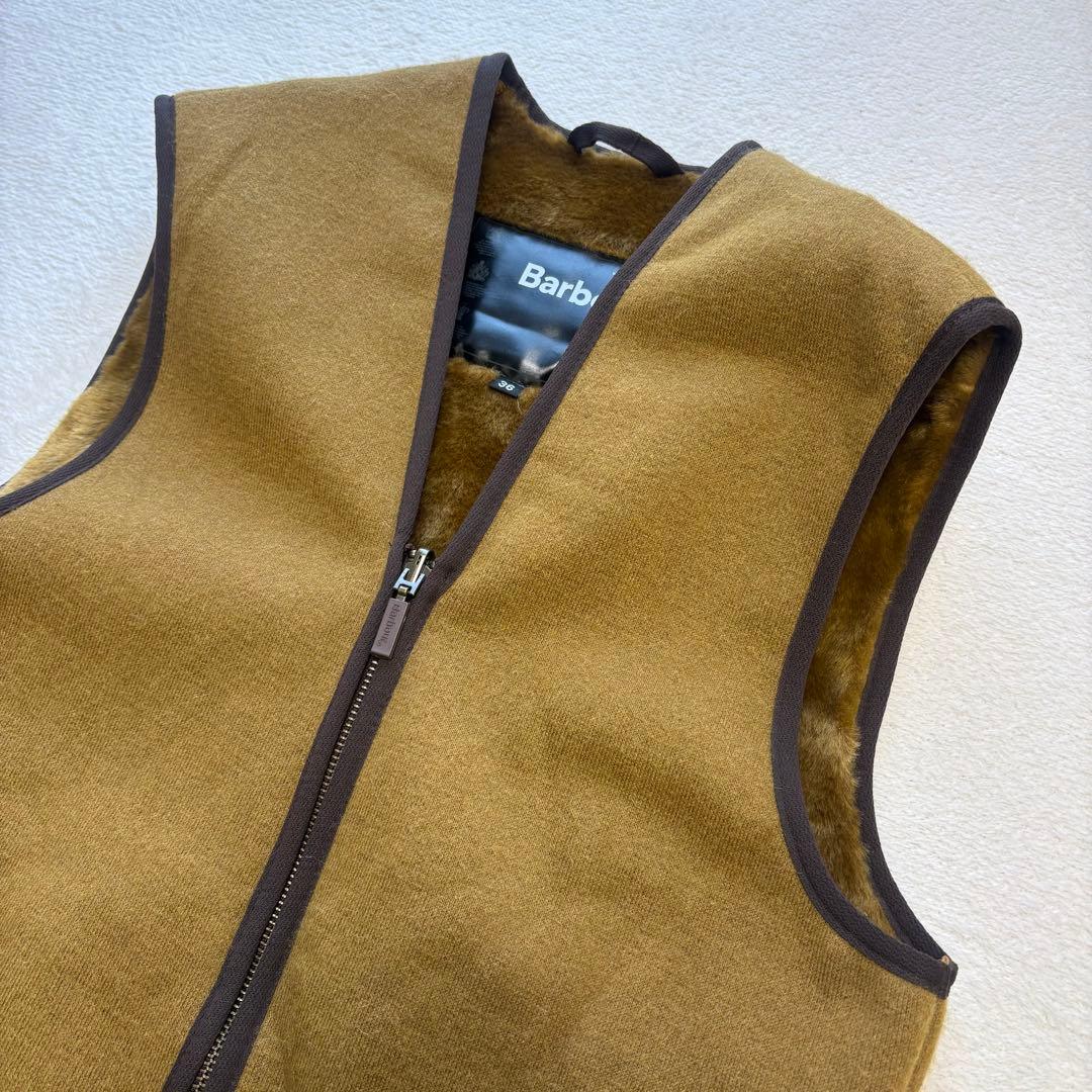 【極美品✨️現行品】バブアー パイルライナーファーベスト リバーシブル