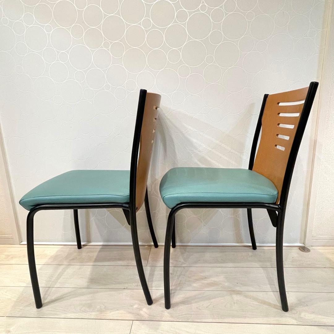 【CRES】クレス 業務用チェア ダイニングチェア 2脚セット 椅子　木製椅子