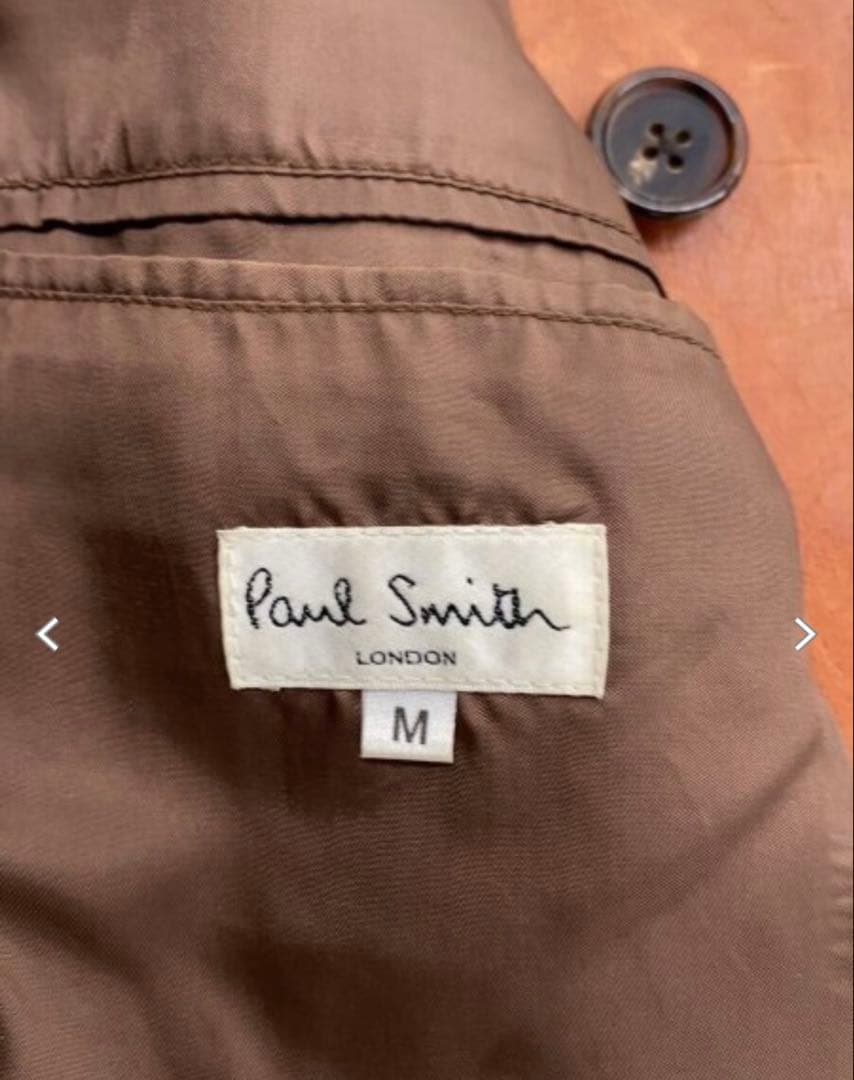 Paul Smith　レザージャケット　トレンチコート　ラムレザー　Mサイズ