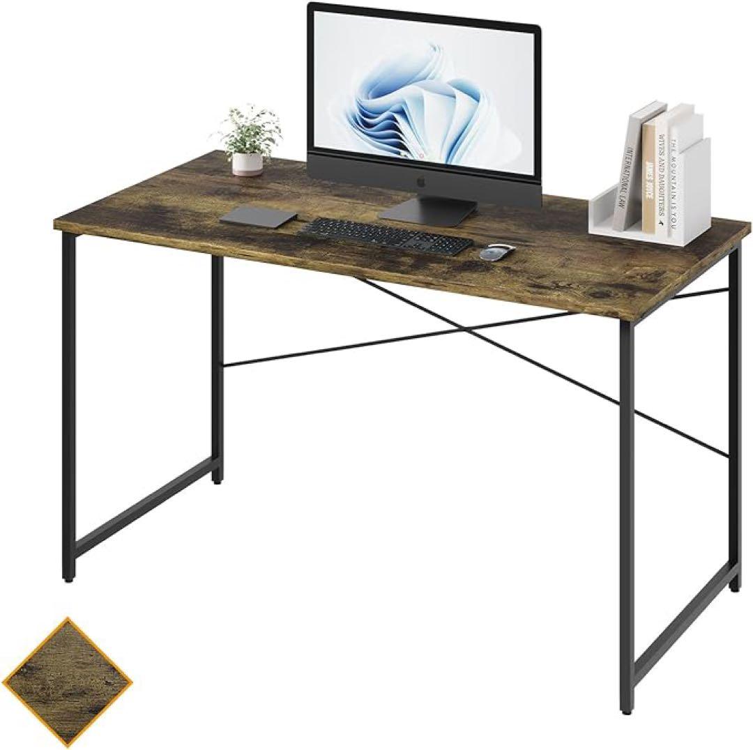 レトロビンテージ調パソコンデスク シンプル 組立簡単 幅120奥行き60高さ70