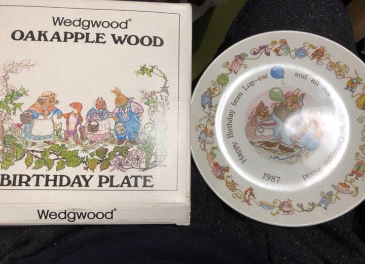 ウェッジウッド バースデイプレート１９８７