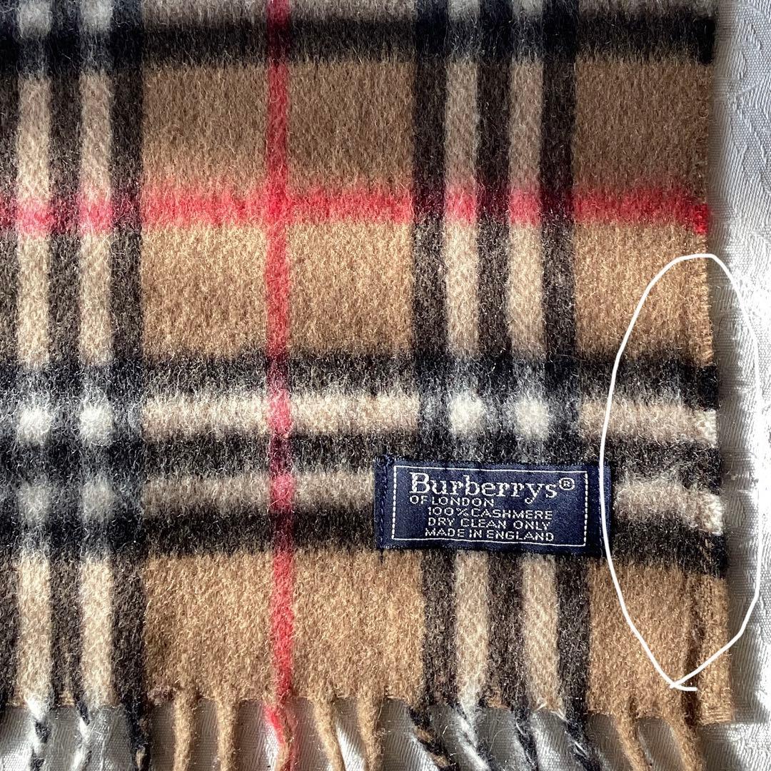 Burberrys 100% カシミヤ マフラー