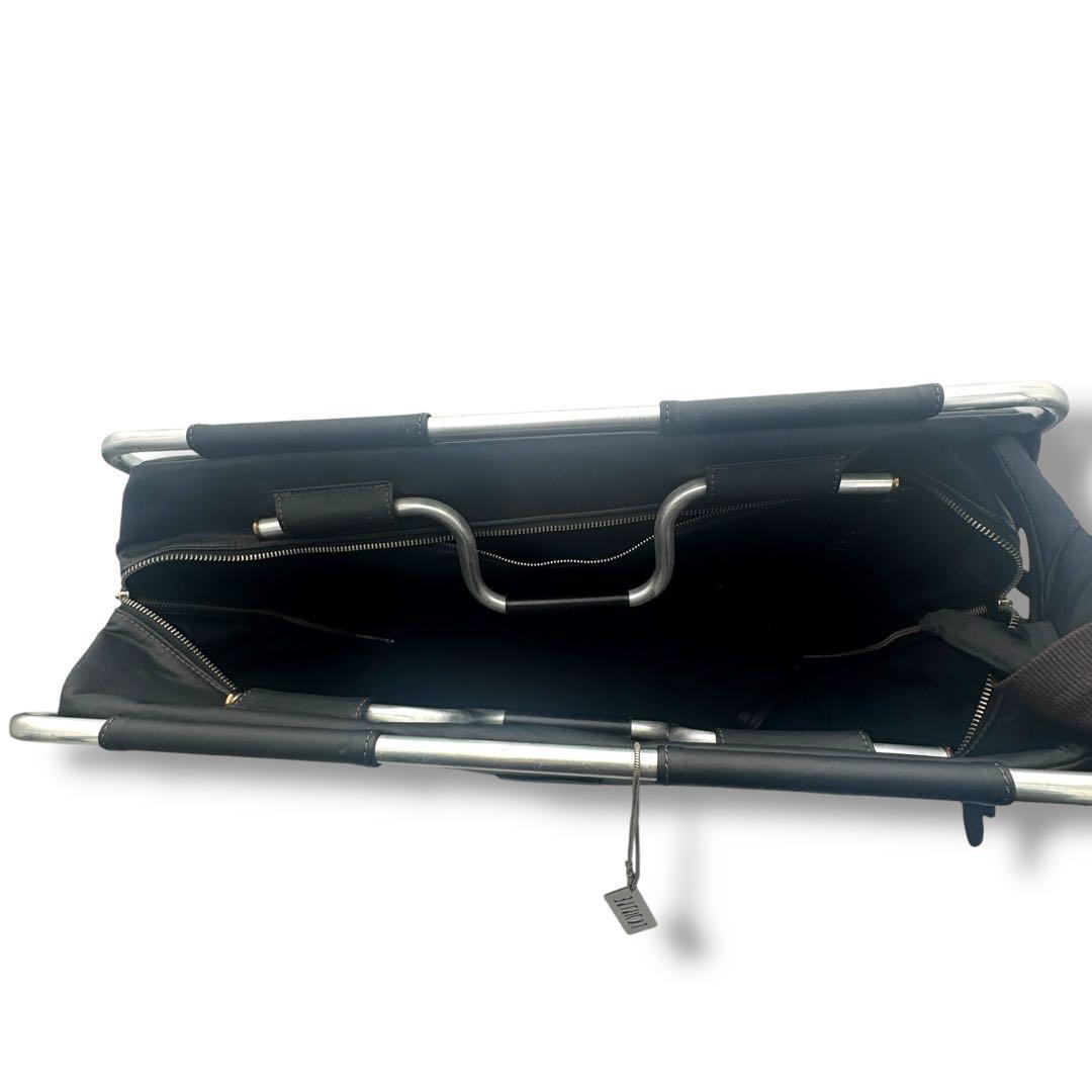 ジャンポールゴルチェ　パイプ　パイプフレーム メタルハンドル　ブラック　黒