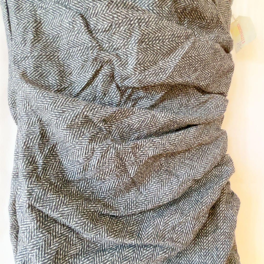 レア✨D&G ドレープデザイン スリップドレス 【XS】海外輸入古着　1点もの