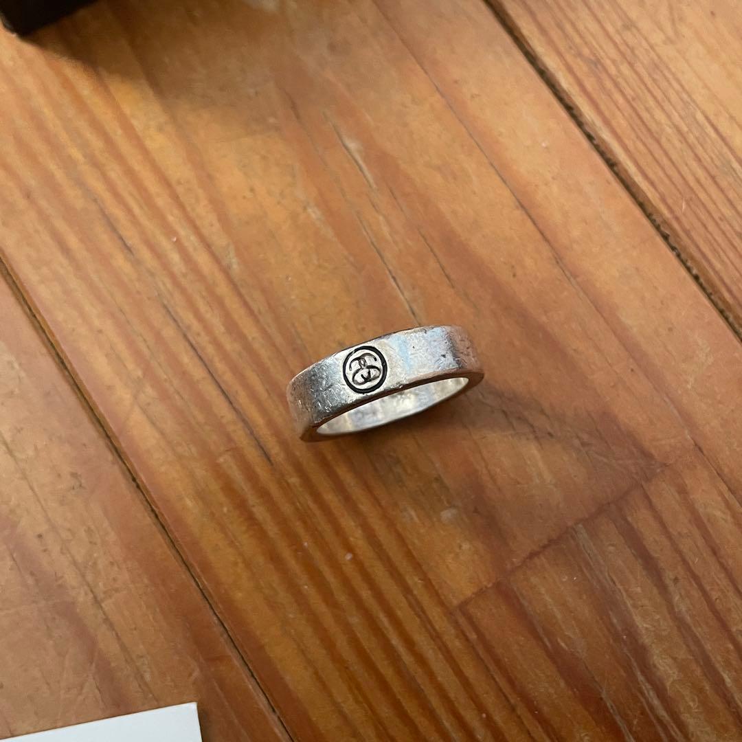 箱付き 90s old stussy ステューシー リング 13号 S〜M