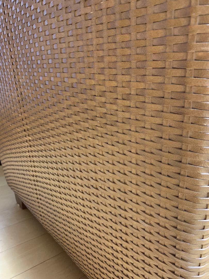 最高級　定価50万以上　フクラ　マロニー　本革　ブランド　ソファ　編み込み