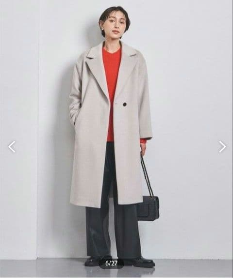 ユナイテッドアローズ W/NY ビッグテーラードコート ロングコート