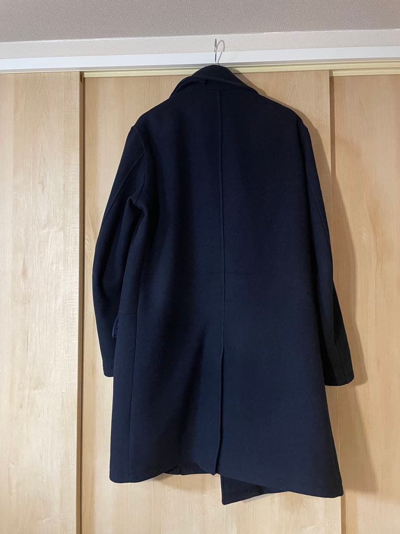 【交渉歓迎】Armani Exchange ネイビー チェスターコートL〜XL