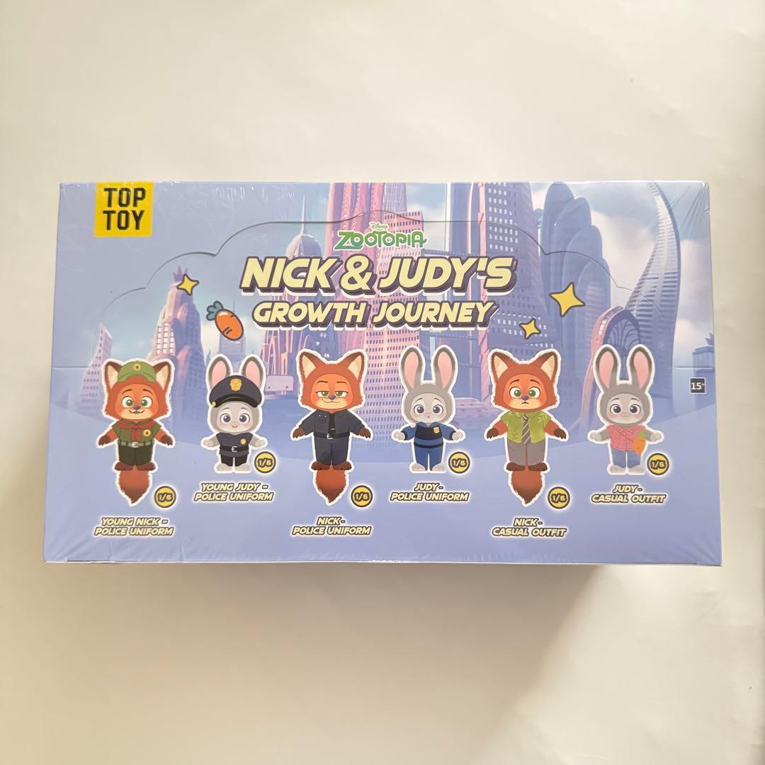 ズートピア TOY TOY ニック　ジュディ　1box 6個セット
