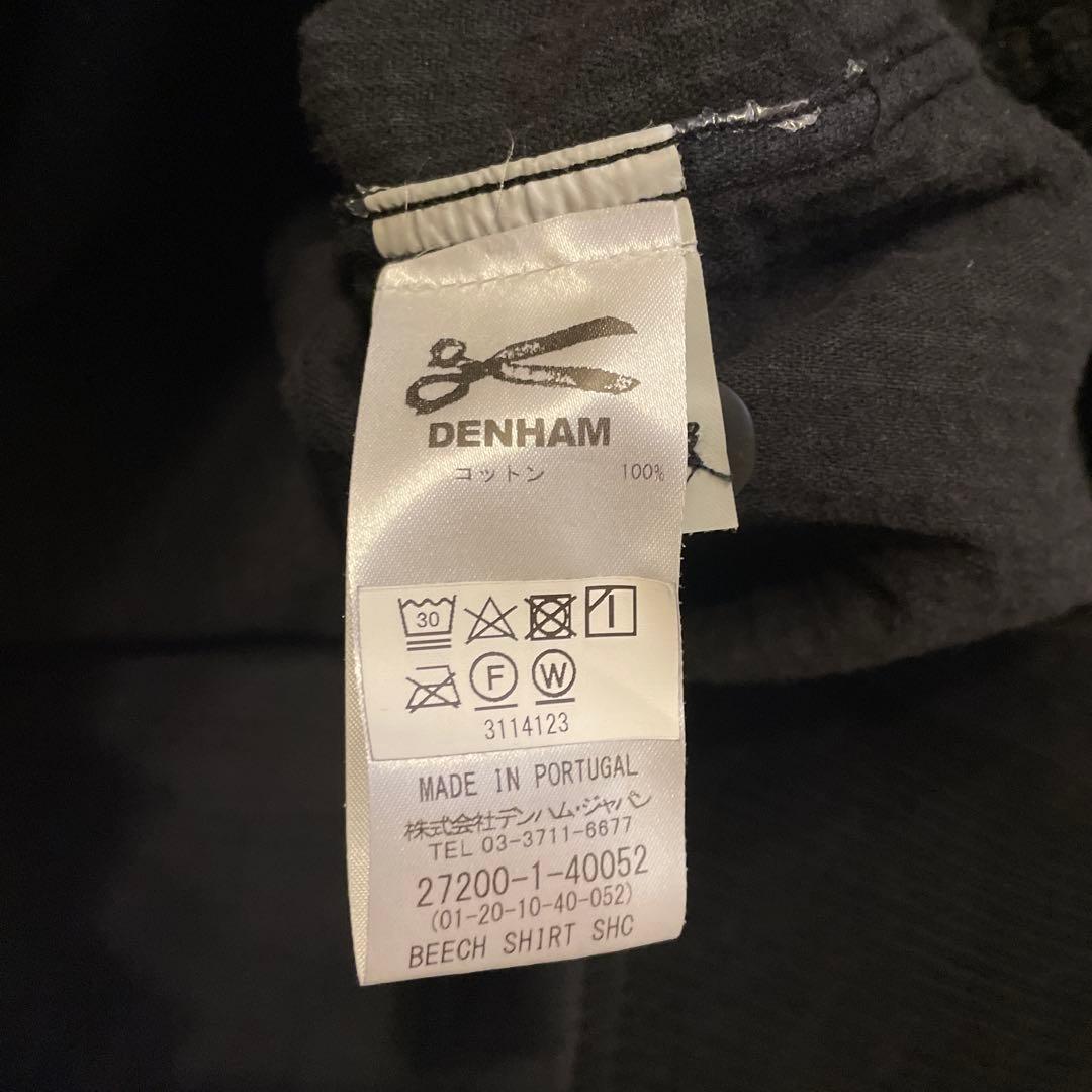 DENHAM デンハム コーデュロイ シャツ メンズ サイズL ブラック