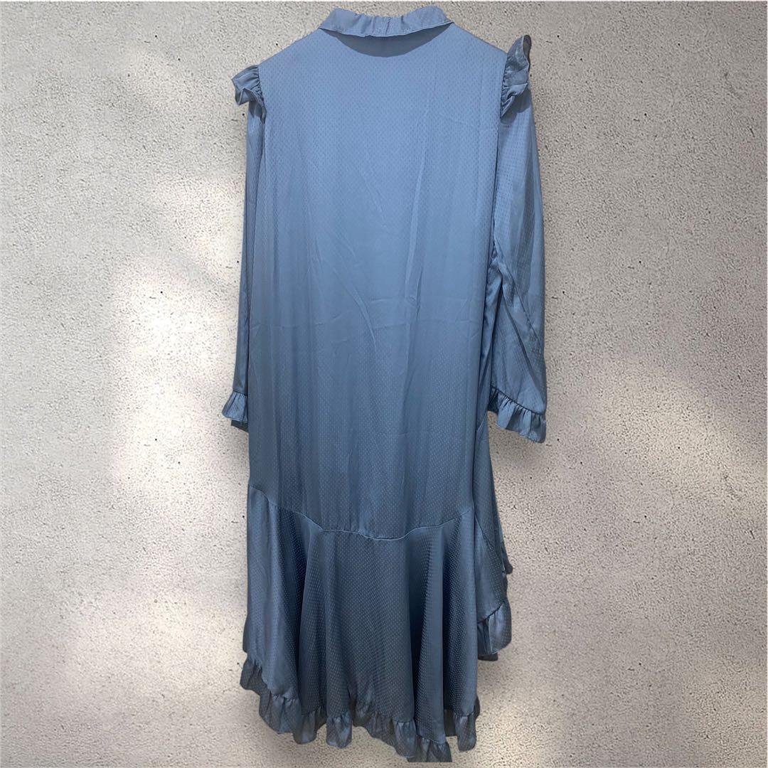 美品sister jane（シスタージェーン）長袖 ボウタイ ワンピース ドレス