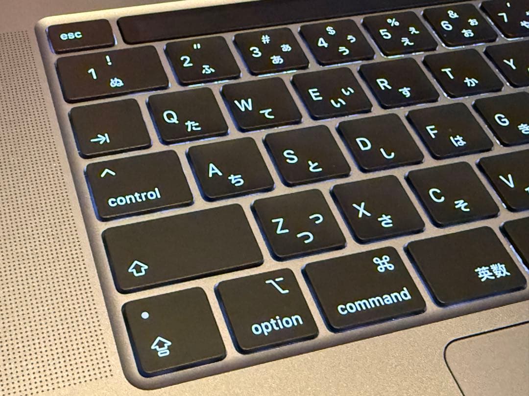 MacBookPro2019 16インチ corei7 16GB 1TB