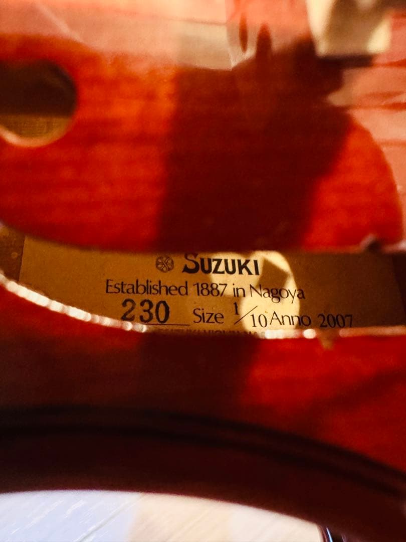 SUZUKI バイオリン 230 1/10サイズ
