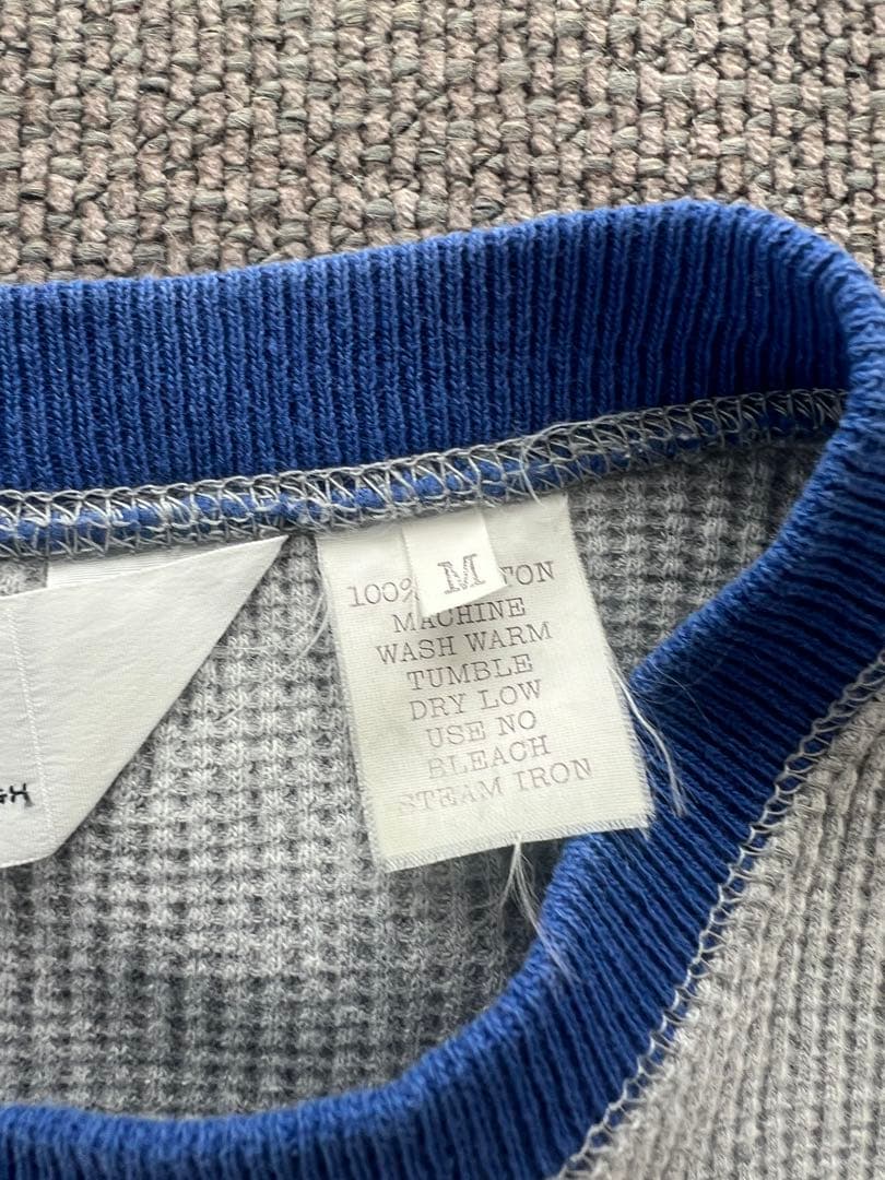 希少90s GOODENOUGH ヘンリーネックワッフル Mサイズ 藤原ヒロシ