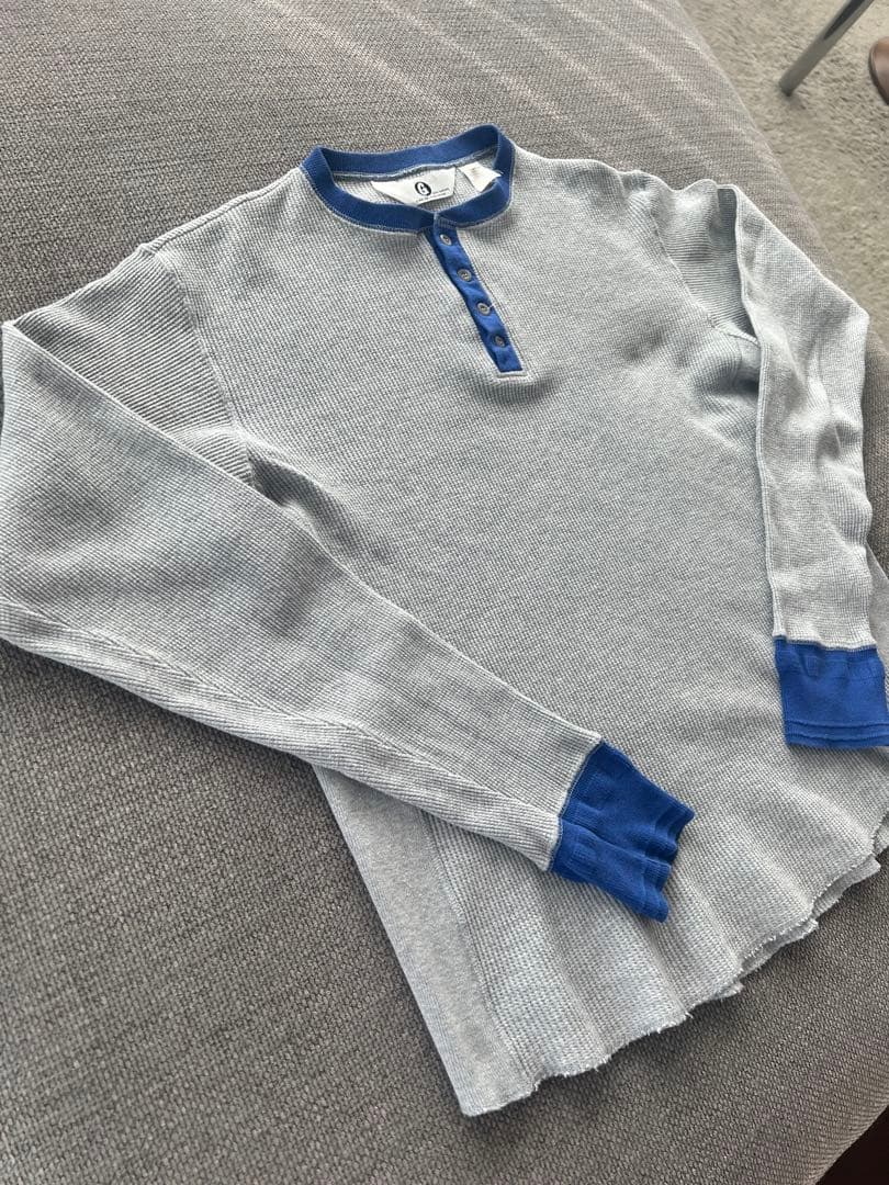 希少90s GOODENOUGH ヘンリーネックワッフル Mサイズ 藤原ヒロシ