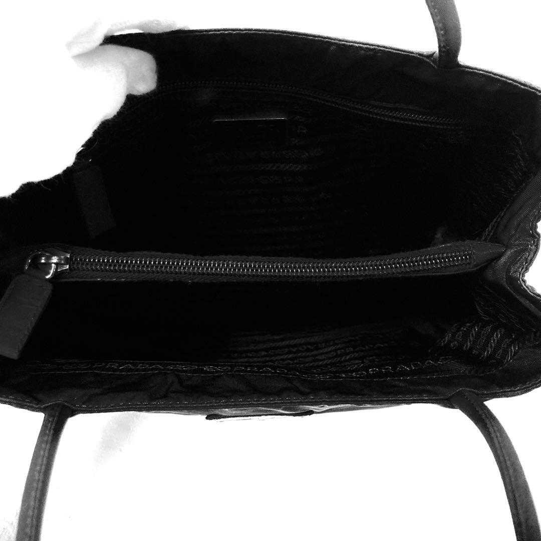 美品　プラダ　PRADA トートバッグ　ショルダーバッグ　ブラック　黒　ナイロン