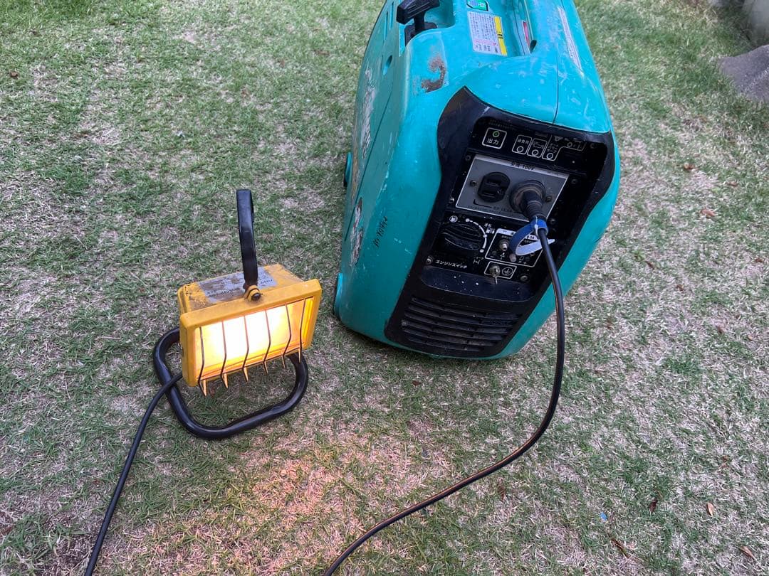 個人出品　ヤンマーGF1400iS インバーター発電機　正常作動品！