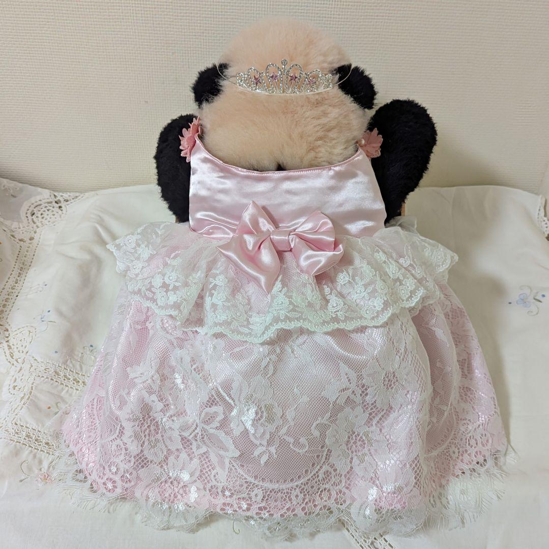 【まゆみっち様】リアルシャンシャンちゃん♡ウェディングドレスピンクサテン＆レース