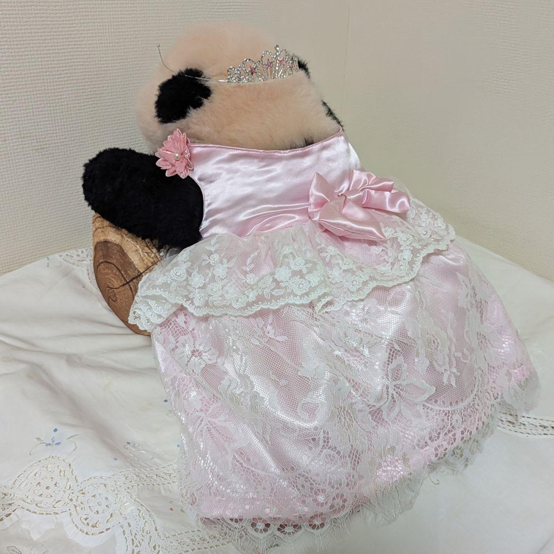 【まゆみっち様】リアルシャンシャンちゃん♡ウェディングドレスピンクサテン＆レース