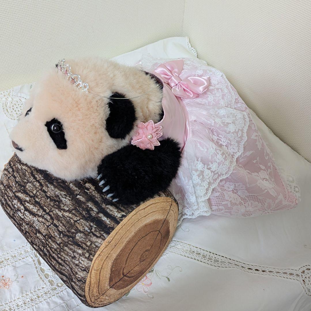 【まゆみっち様】リアルシャンシャンちゃん♡ウェディングドレスピンクサテン＆レース