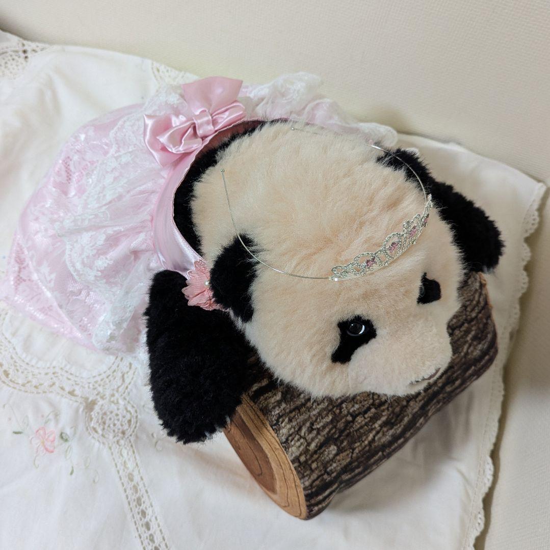 【まゆみっち様】リアルシャンシャンちゃん♡ウェディングドレスピンクサテン＆レース
