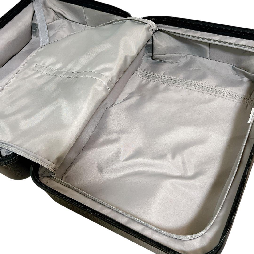 ★無印良品 MUJI バーを自由に調節できるハードキャリーケース 33L 黒