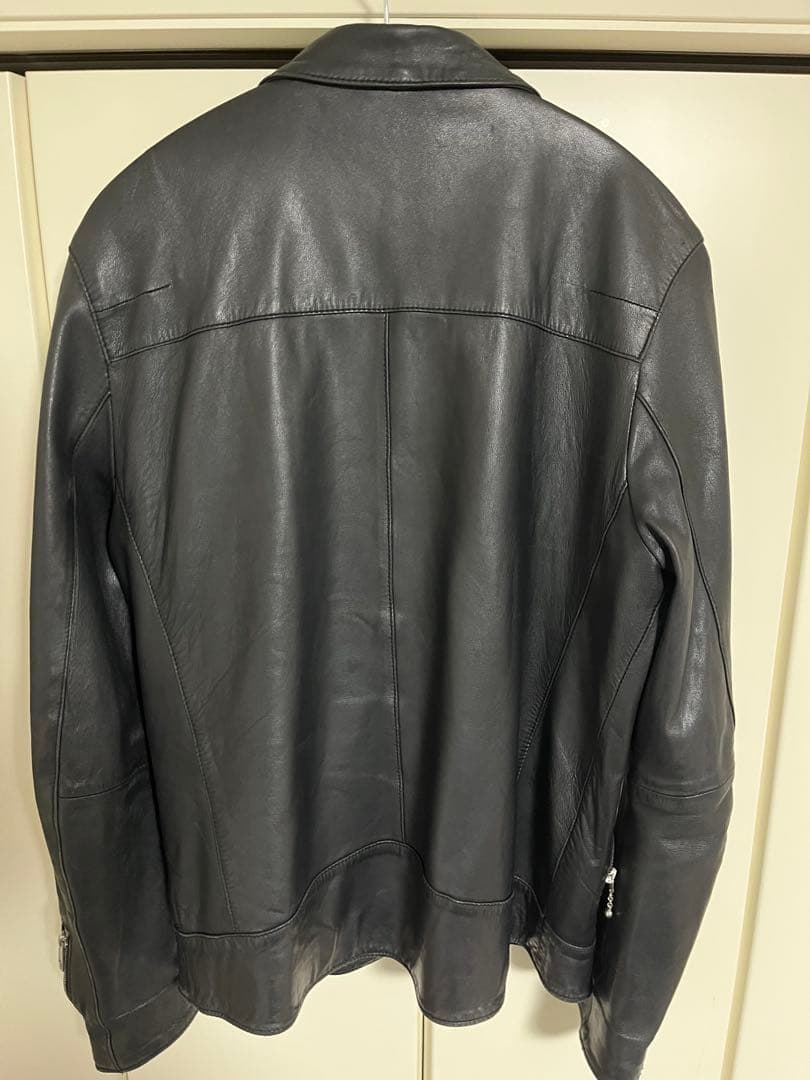 NUMBERNINEタブルライダースジャケット 音符柄 archive swag